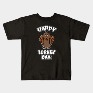 Happy Turkey Day Kids T-Shirt